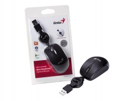 Genius Micro Traveler V2 - ratón - USB - negro