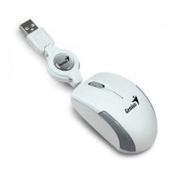 Genius Micro Traveler V2 - ratón - USB - blanco