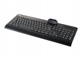 Conceptronic CKBESMARTID - teclado - con Smart Card reader (CCID) - Español - negro
