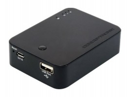 Conceptronic StreamVault Wireless Card Reader with Powerbank - servidor NAS