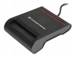 Conceptronic SCR01B - lector de tarjetas inteligentes - USB 2.0