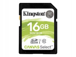 Kingston Canvas Select - tarjeta de memoria flash - 16GB - SDHC UHS-I